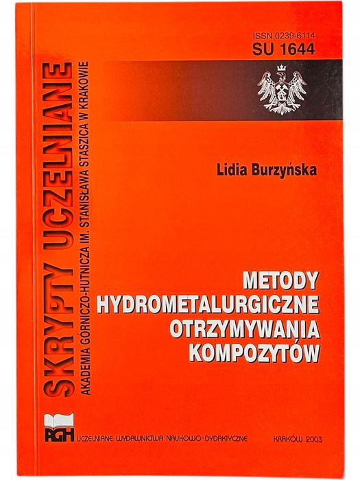 Lidia Burzyńska Metody Hydrometalurgiczne Otrzymywania Kompozytów