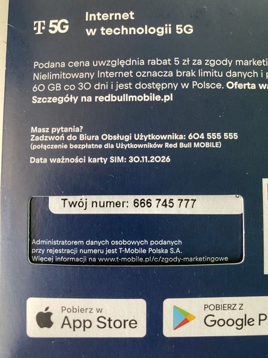 Spszedam numer telefonu