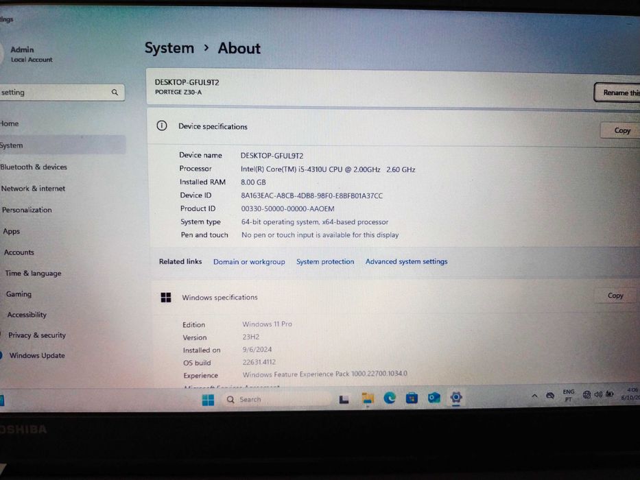 Toshiba Portégé Z30-A-106