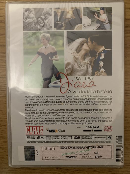 DVD A Verdadeira Historia de Diana
