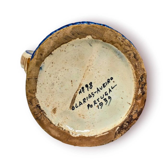 Jarro Cerâmica Aveiro 1939 – Cena Popular com Mascarão