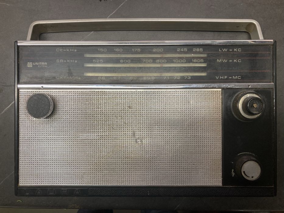 Radia PRL 4szt różne