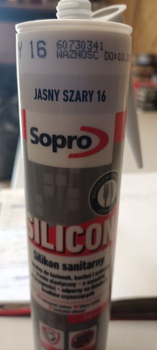 Sylikon sopro jasny szary 16