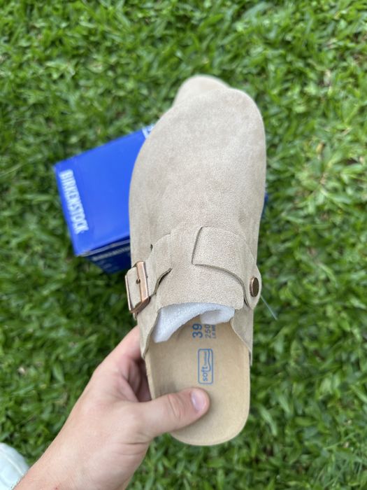 Birkenstock Boston Taupe (Bege) Camurça | Tam. 39