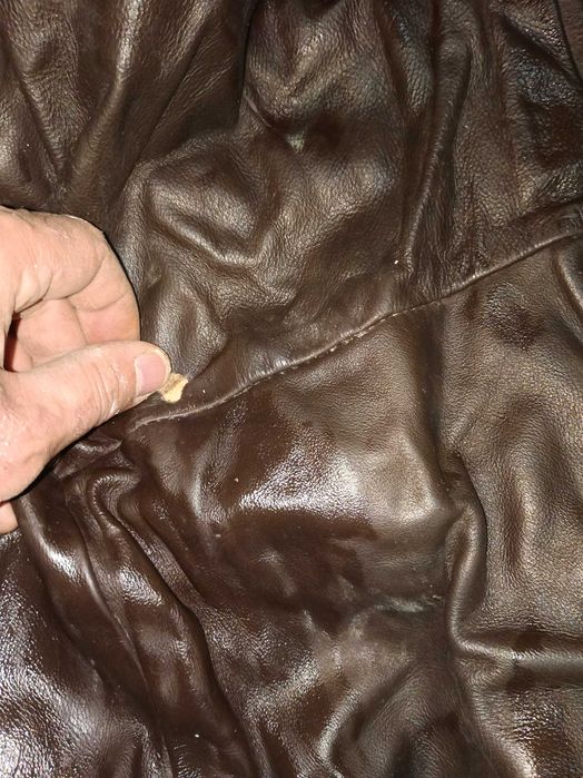 Capa para sofá em pele castanho