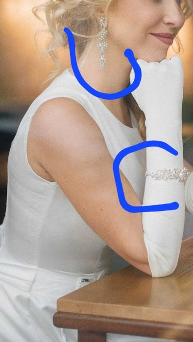 Suknia ślubna rozmiar S/M, biust 75-80