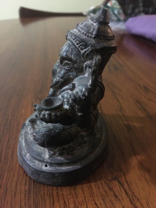 Estátua de Ganesha em Bronze (10 cm)