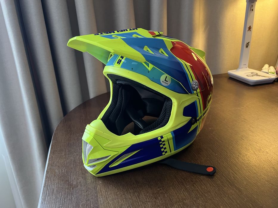 MT Helmets Motocross MX2 дитячий мотошолом розмір L 53-54