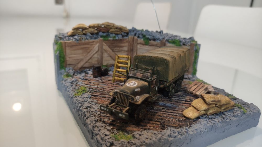 Diorama da Segunda Guerra Mundial