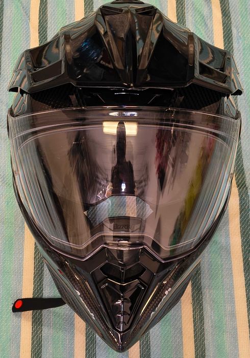 Kask Airoch commander MTB Adventure z daszkiem i blendą