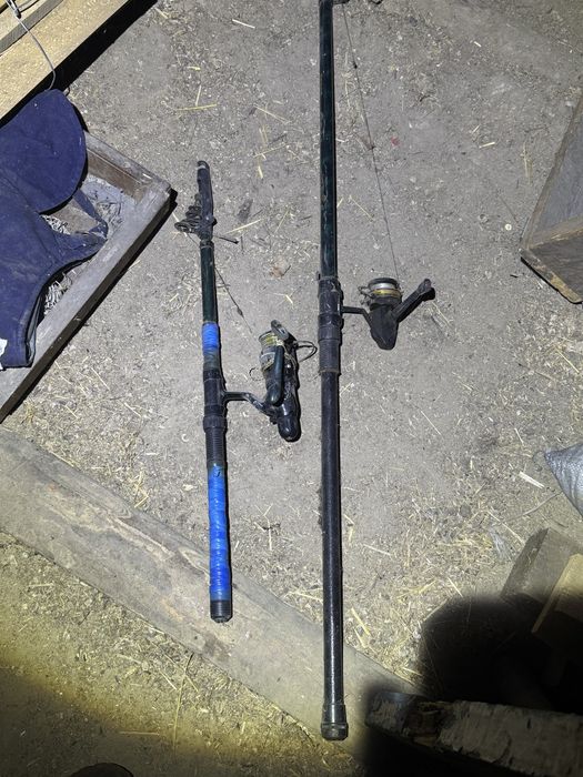 Весла удочка спінінг катушка спінінги