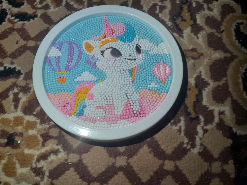 Алмазная мозаика уже готовая в рамочке