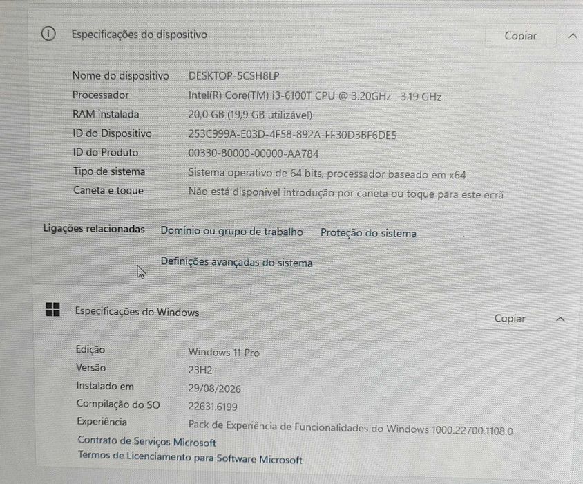 PC HP ProDesk 600 G2 mini