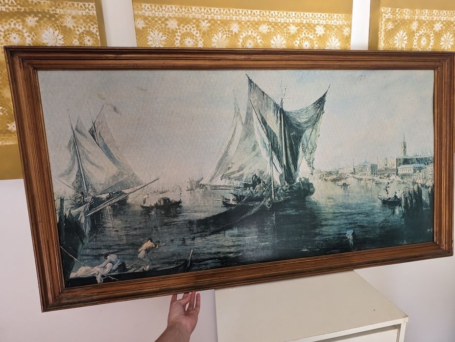 Quadro com tema de pesca