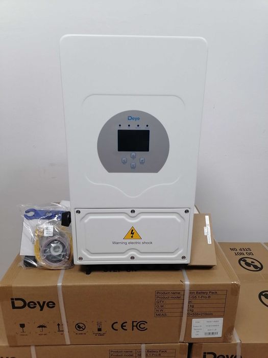 Інвертор гібридний 6kW Deye SUN-6K-SG05LP1-EU-AM2-P, однофазний 6кВт