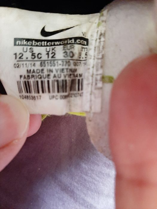 Бутси футбольні, копи Nike 30