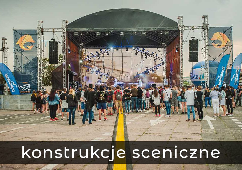 wynajem ekranu LED telebim , scena, dźwięk