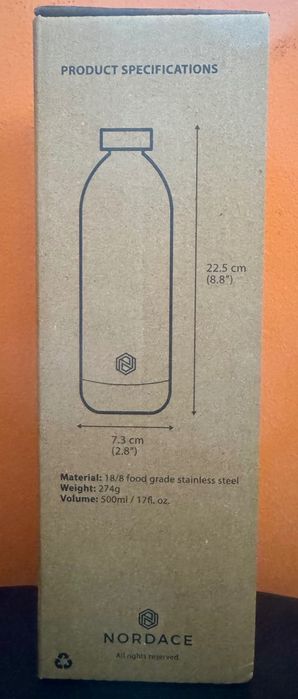 Garrafa de hidratação Nordace