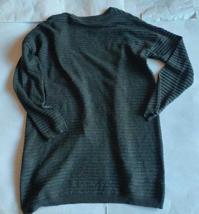 ONLY sweter narzutka S stalowy , popiel