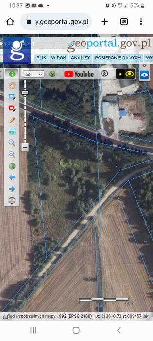 Działka Szudziałowo OKAZJA .wzdłuż dwóch dróg - własny wjazd 8819 m2