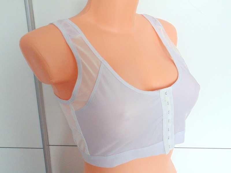 Biustonosz damski miękki zapinany z przodu 2XL
