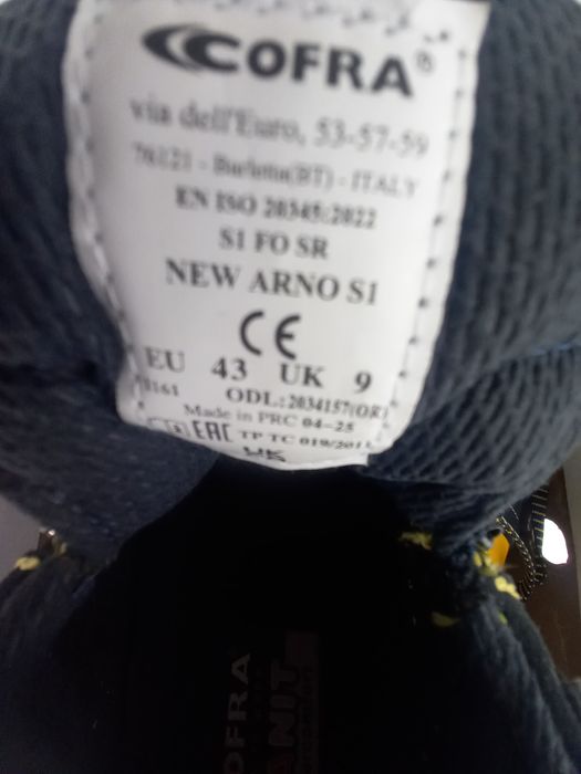 Sapatos de segurança nr 43