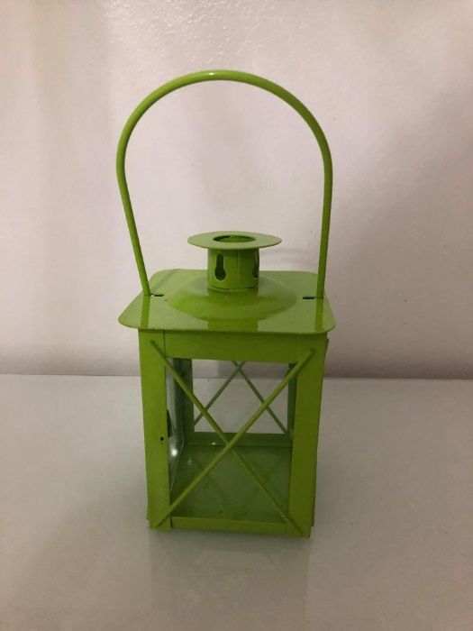 Suporte para velas verde