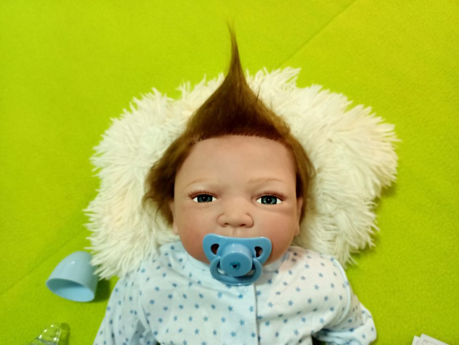 Boneca reborn menina criança brinquedos coleção bebé