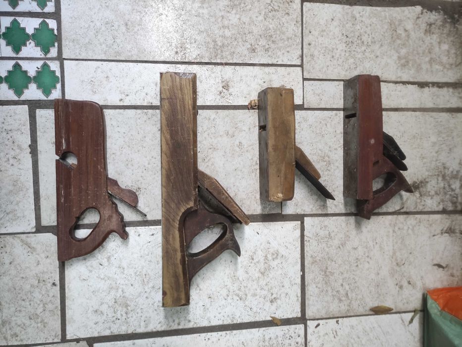 Plainas de Madeira (Conjunto de 4)