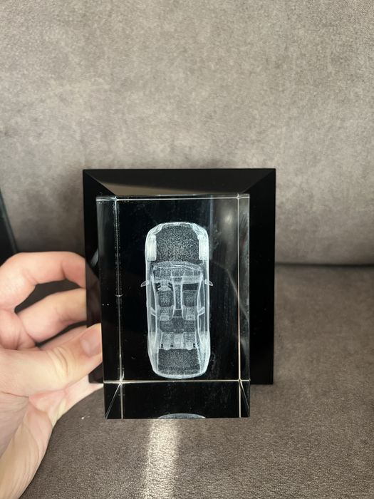 Lexus Szklana Kostka Z Laserowym Grawerem Samochodu Lexus