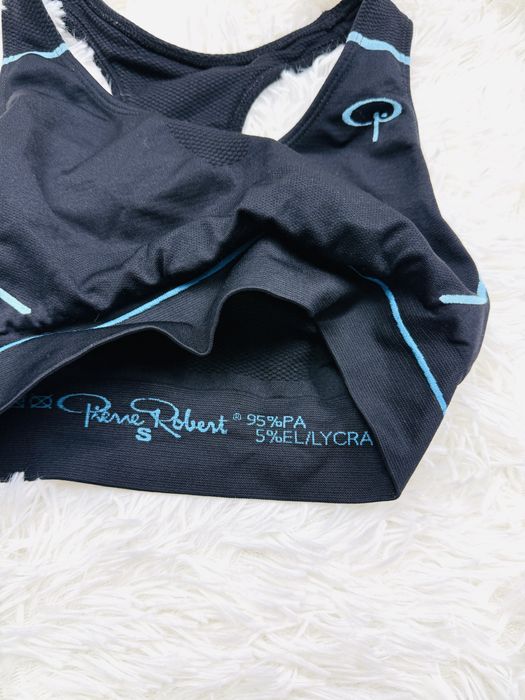 Biustonosz sportowy miękki S 36 czarny