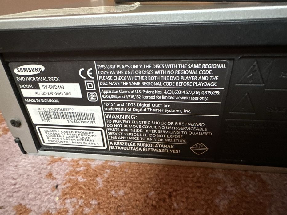 Odtwarzacz DVD Samsung SV-DVD440 pilot