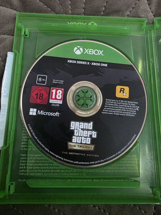 Gra GTA Grand Theft Auto THE TRILOGY xbox series x