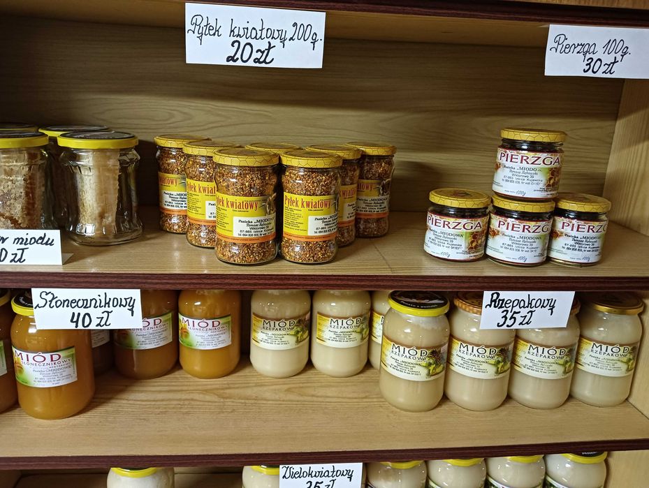 Miód z własnej pasieki 2025