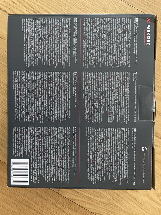 Wiertarka wkrętarka Parkside Performance 12V zestaw