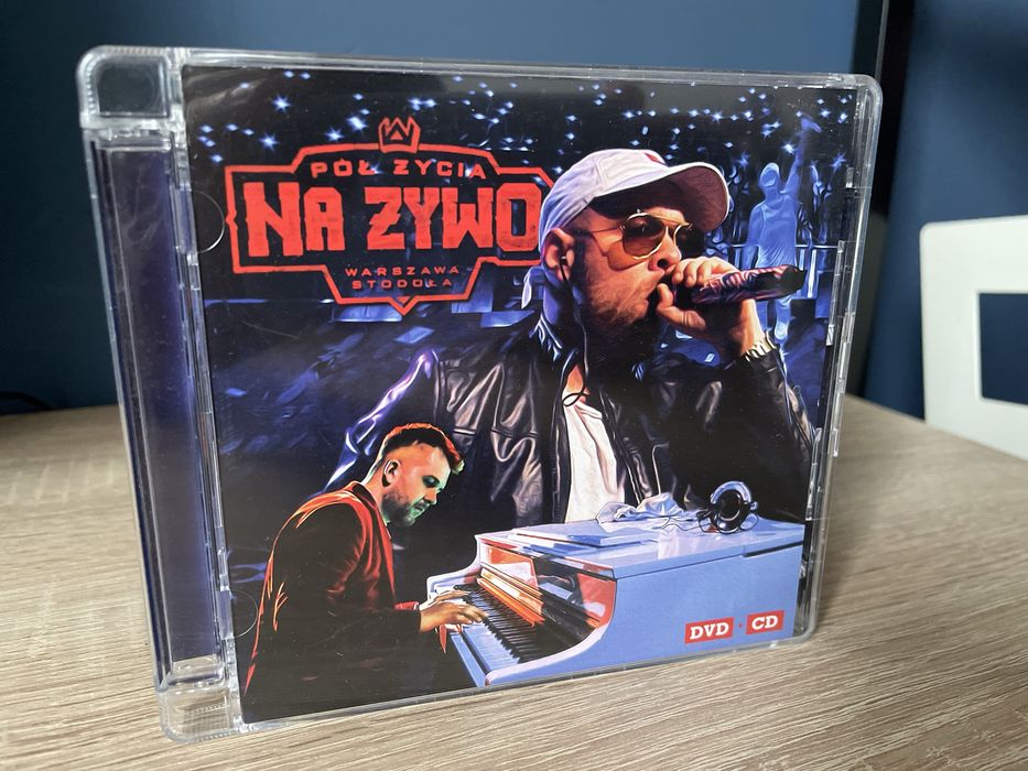 Tede & sir mich pół życia na żywo plyta CD + DVD warszawa stodoła rap