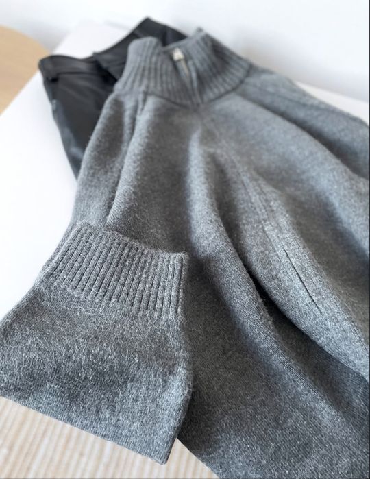 В'язаний жіночий кардиган на блискавці, тепла жіноча кофта на змейке