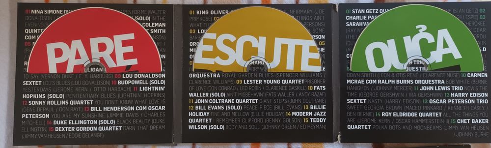 8 cd's jazz e musicais