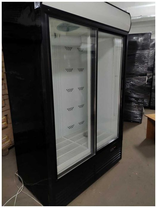 Холодильна шафа вітрина Інтер 1250 Антрацит. Гарантія,Сервіс на місці!