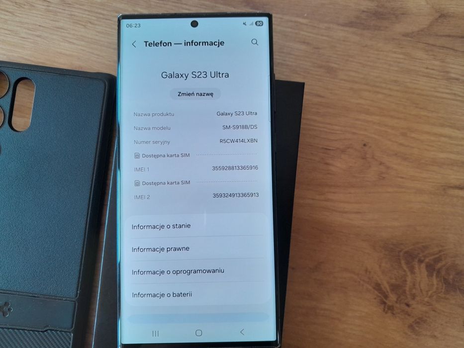 Samsung Galaxy S23 Ultra 256g black
