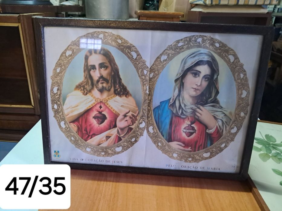 Quadro imagem religiosa  antigo