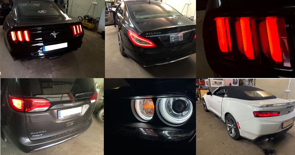 Konwersja USA EU Mustang Camaro Dodge Ford  BMW  Mercedes Jeep