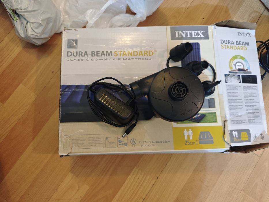 Colchão Insuflável com Bomba Elétrica Integrada (Apenas 5€!)