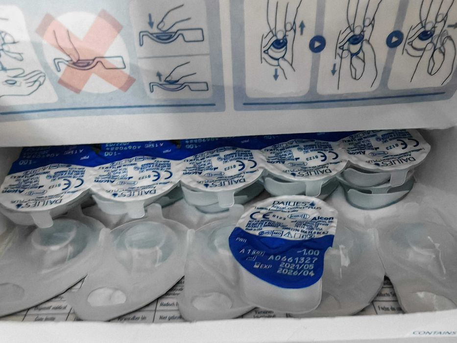 Lentes de contacto Dailies AquaComfort Plus -1.00 - NOVAS (46 unidades)