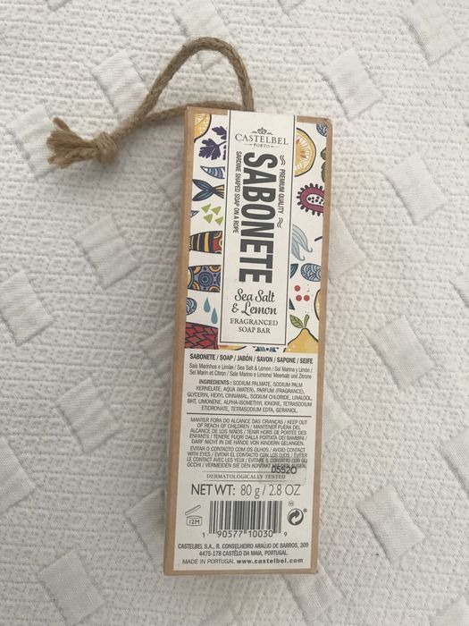 Sabão soap Castelbel Porto sea salt and lemon Limão e sal