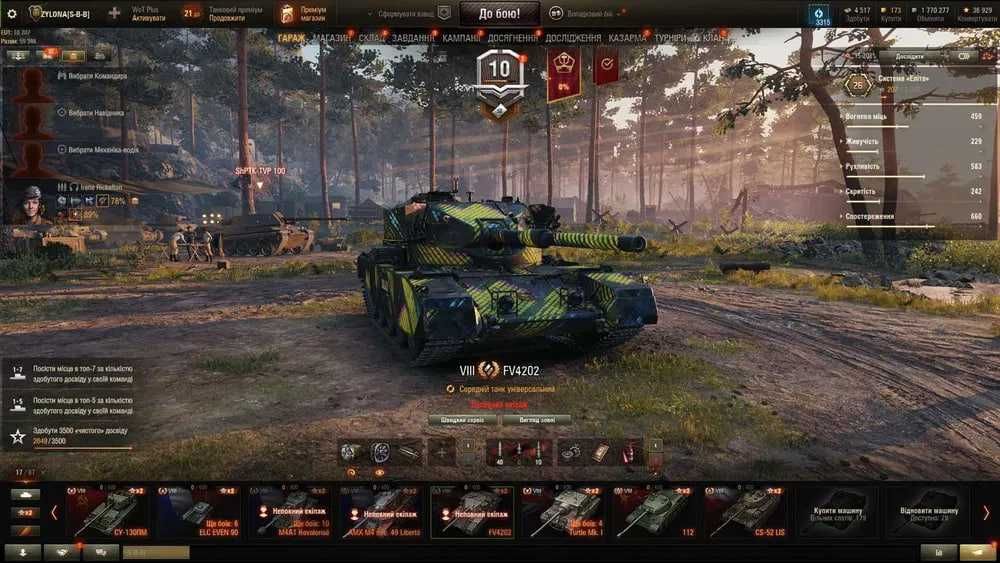 Аккаунти World of Tanks