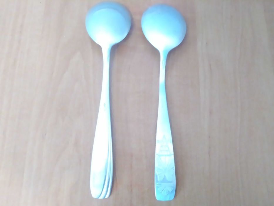 Ложки столовые Київ Каштан Киев МНЦ Мельхиор 1960-1970гг. СССР