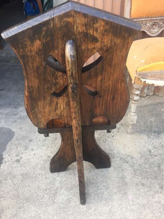 Cadeira banco em Madeira