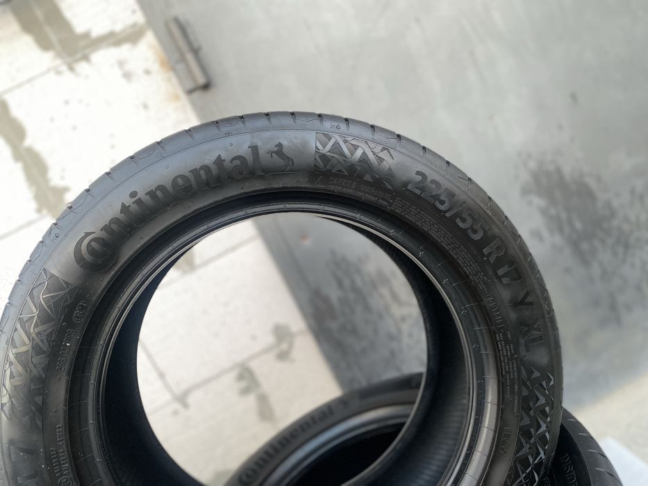 Продам комплект літньої гуми резини шини Continental 225 55 17 R17