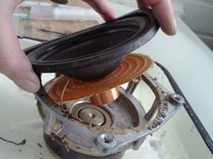 Ремонт динамиков. Ремонт динамика. Ремонт динаміків